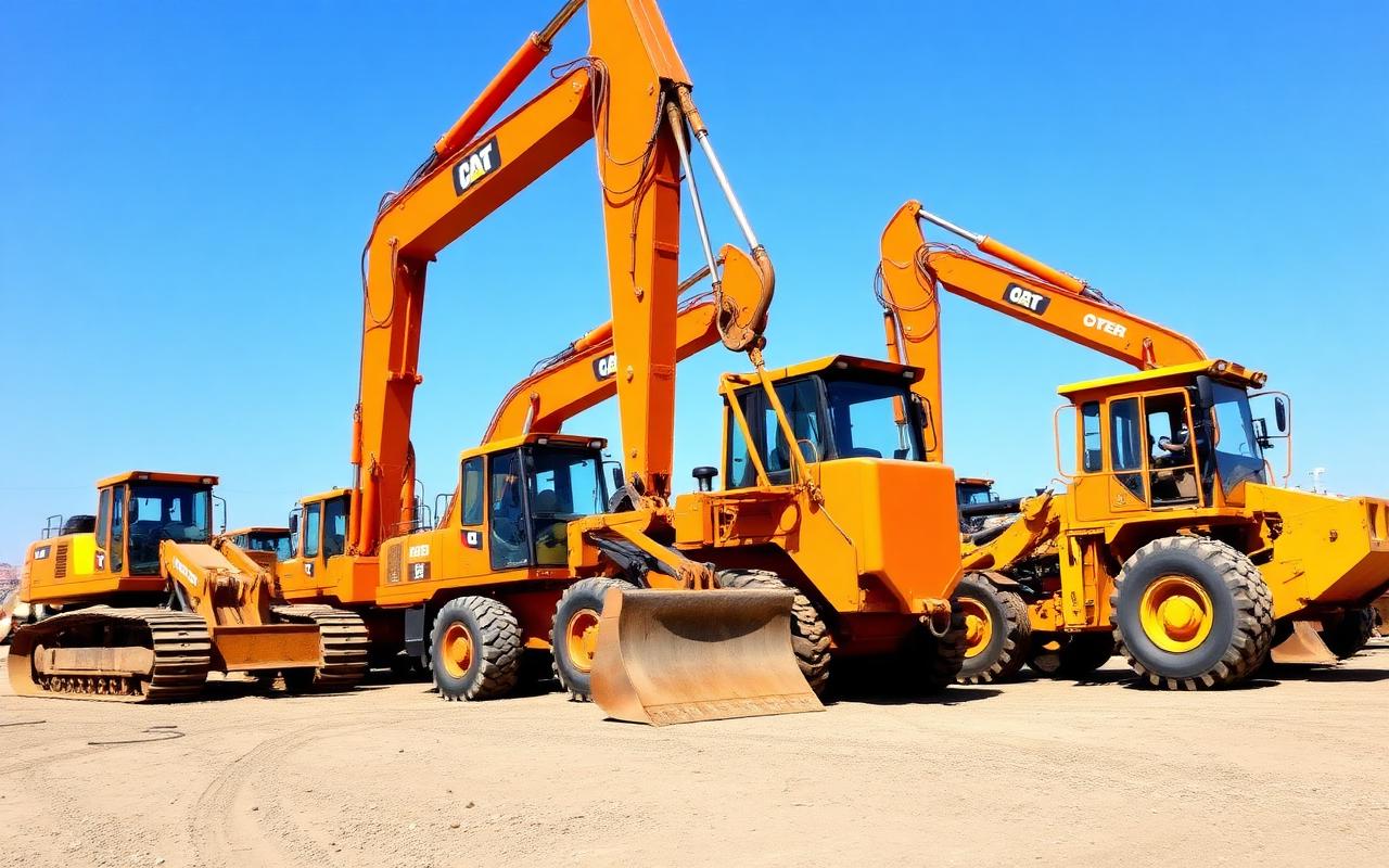 Heavy equipment fleet
